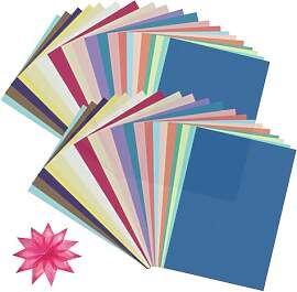 HMCEY 40 Blatt Transparentpapier Bunt Zum Basteln