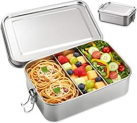 HMCEY Brotdose Edelstahl 850 ML,Lunchbox Metall