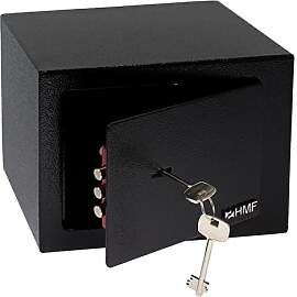 HMF 49216-02 Safe Tresor klein mit Schlüssel,