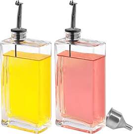 HMJIA Ölflasche und Essig Set für Küche mit 304 