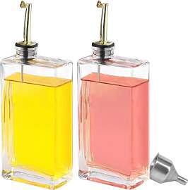 HMJIA Ölflasche und Essig Set für Küche mit 304 