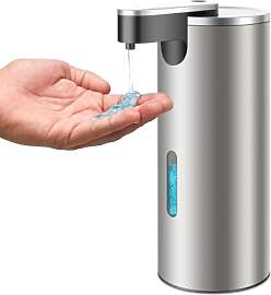 HMJIA Seifenspender Automatisch Edelstahl mit 3