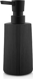 HMJIA Seifenspender Glas Schwarz Matt