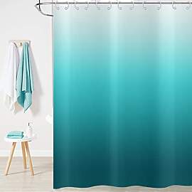 Hnmdmyi Duschvorhang Türkis 180x180, Aqua Ocean