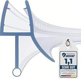 HNNHOME® Vorgebogener Dichtungsstreifen aus