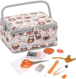 Hobby Gift Nähkästchen Mittel Set mit Griff -