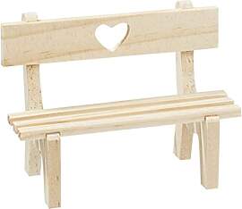Hobbyfun Holzbank mit Herz