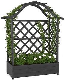 Hochbeet HWC-P66, Pflanz-/Blumenkasten