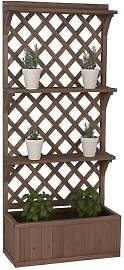 Hochbeet HWC-P69, Pflanz-/Blumenkasten
