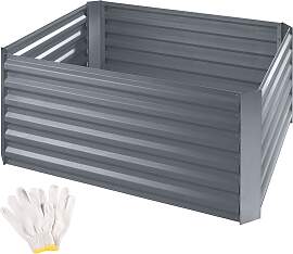 Hochbeet Salvia 600l verzinkt 120x90x57cm - silber