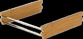 Hochbeet-Zusatzmodul aus Holz mit Vlieseinlage I