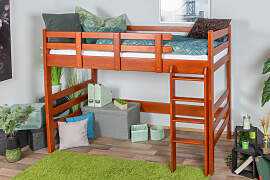 Hochbett 90 x 190 cm, "Easy Premium