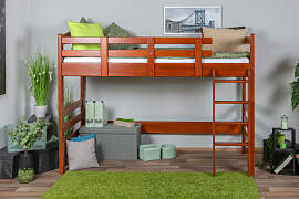 Hochbett 90 x 190 cm für Erwachsene, "Easy