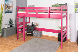 Hochbett 90 x 190 cm für Erwachsene, "Easy