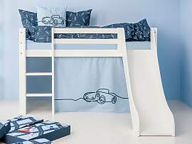 Hochbett HOPPEKIDS "«Cars»", weiß