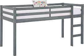 Hochbett OTTO HOME "Alpi", grau, B:103cm 