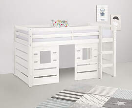 Hochbett OTTO HOME "Alpi", weiß,