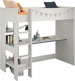 Hochbett PARISOT "Smoozy", weiß,