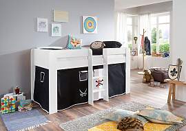 Hochbett RELITA "Andi", bunt (buche