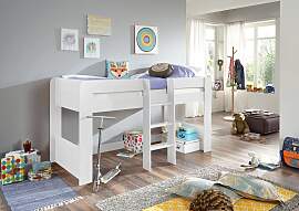 Hochbett RELITA "Andi", weiß (weiß