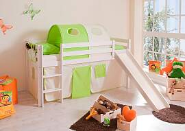 Hochbett TICAA "Manuel", beige (kiefer