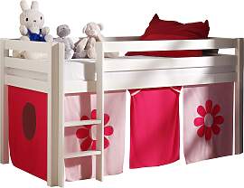 Hochbett VIPACK "Pino, inkl. Rolllattenrost,