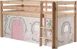 Hochbett VIPACK "Pino, Spielbett massiv