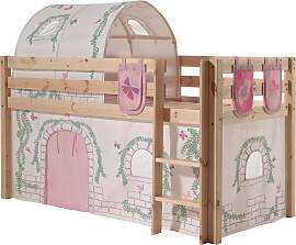 Hochbett VIPACK "Pino, Spielbett massiv