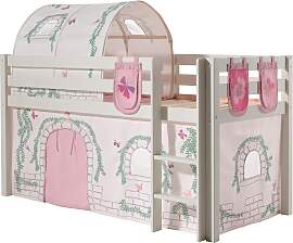 Hochbett VIPACK "Pino, Spielbett massiv