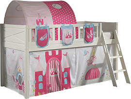 Hochbett VIPACK "Scott", weiß (weiß,