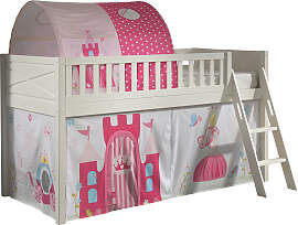 Hochbett VIPACK "Scott", weiß (weiß,