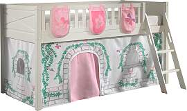 Hochbett VIPACK "Scott", weiß (weiß,