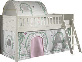 Hochbett VIPACK "Scott", weiß (weiß,