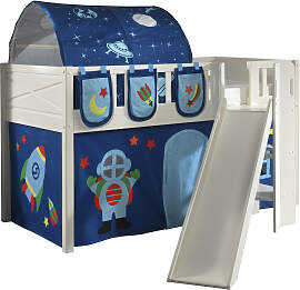 Hochbett VIPACK "Scott", weiß (weiß,