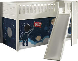 Hochbett VIPACK "Scott", weiß (weiß,