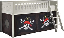 Hochbett VIPACK "Scott", weiß (weiß,