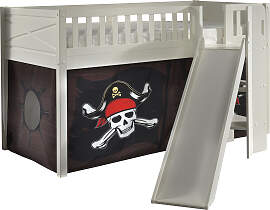 Hochbett VIPACK "Scott", weiß (weiß,