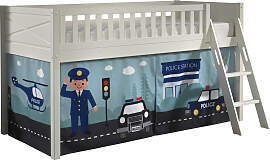 Hochbett VIPACK "Scott", weiß (weiß,