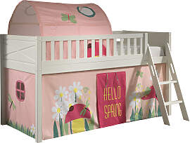 Hochbett VIPACK "Scott", weiß (weiß,