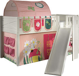 Hochbett VIPACK "Scott", weiß (weiß,