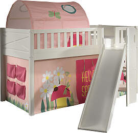 Hochbett VIPACK "Scott", weiß (weiß,