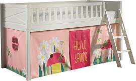 Hochbett VIPACK "Scott", weiß (weiß,