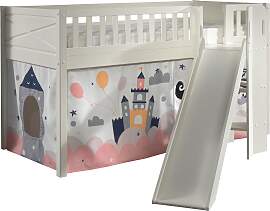 Hochbett VIPACK "Scott", weiß (weiß,