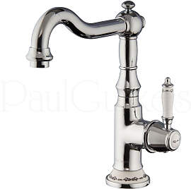 Hochdruck Küchenarmatur Retro in chrom