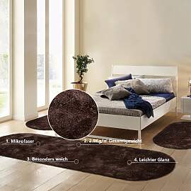 Hochflor-Bettumrandung BRUNO BANANI "Dana