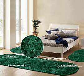 Hochflor-Bettumrandung BRUNO BANANI "Dana