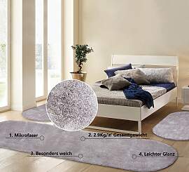 Hochflor-Bettumrandung BRUNO BANANI "Dana