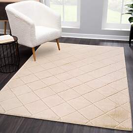 Hochflor-Teppich CARPET CITY "Moment",