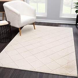 Hochflor-Teppich CARPET CITY "Moment",