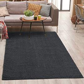 Hochflor-Teppich CARPET CITY "Plainy",